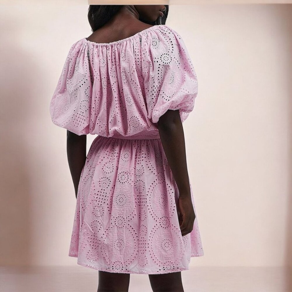NWT Charlie Holiday Tayla Dress Rose - Picture 3 of 5